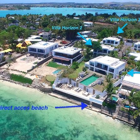 Villa Horizon By Dream Escapes, Beachfront Villa Pointe aux Canonniers Kültér fotó